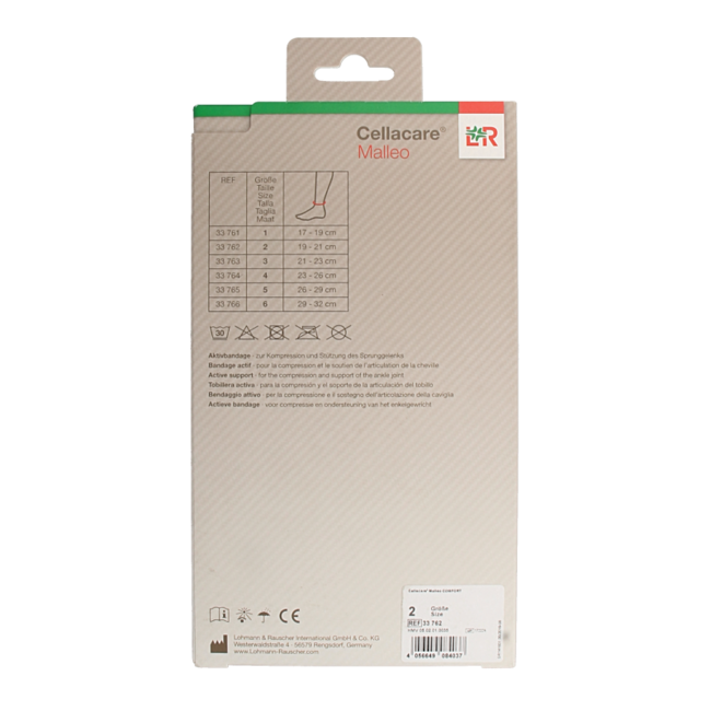 Cellacare Malleo comfort Sprunggelenkbandage Größe 2 1 Stück