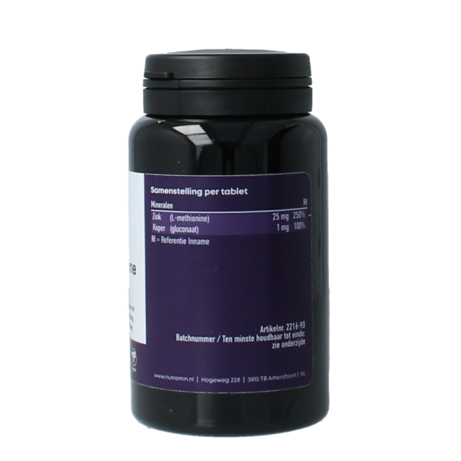 Zink L-metionina 90 comprimidos