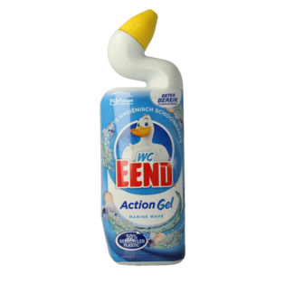 WC Eend Toilet cleaner action gel marine wave 750 Millilitres