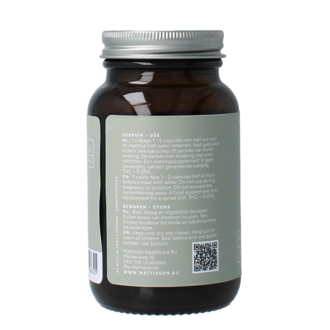 Huile de CBD 10 mg 60 gélules végétales