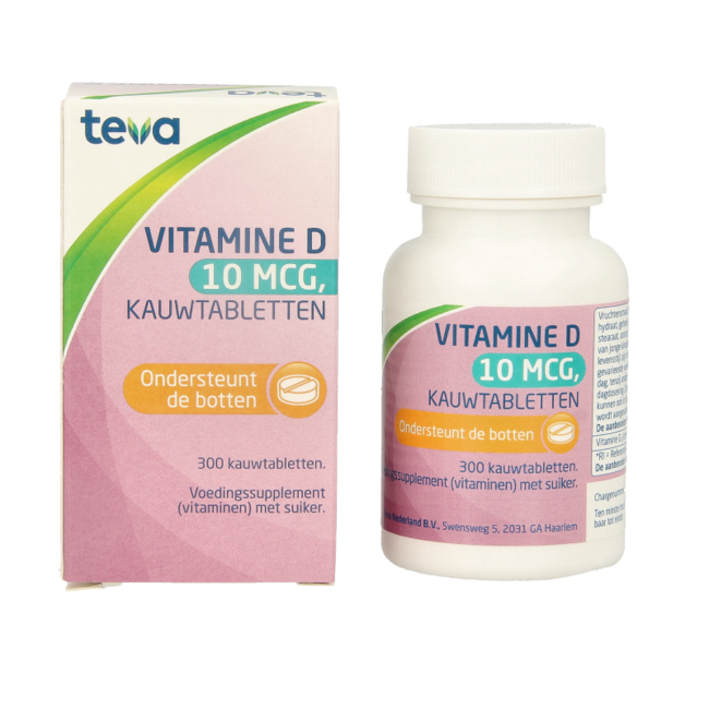 Vitamine D 10 mcg 400IE 300 Tabletten
