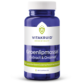 Vitakruid Groenlipmossel extract & Ovomet Eierschaalmembraam 90 Capsules