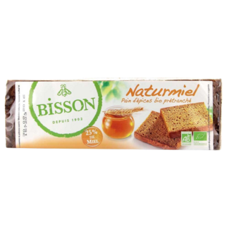 Bisson Bisson Naturmiel honingkoek bio 300 Gram