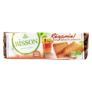 Bisson Regamiel honing-kruidkoek voorgesneden bio 300 Gram