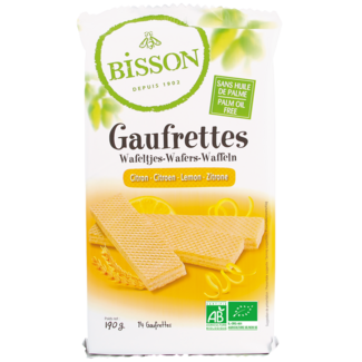 Bisson Bisson gofres de limón gaufrettes bio 190 gramos