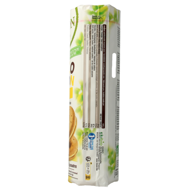 Bisson Organic Lemon Choco Bisson Biscuits 300g