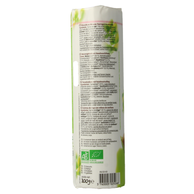 Bisson Choco Bisson avellana bio 300 Gramos