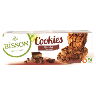 Bisson Bisson Galletas de chocolate con trocitos de chocolate negro bio 200 Gramos