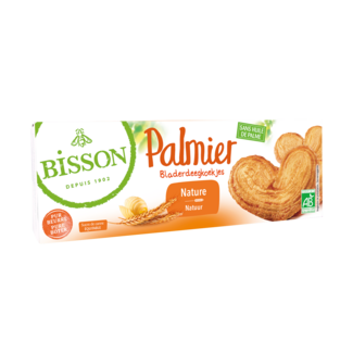 Bisson Biscuits feuilletés Palmier bio Bisson 100 Grammes
