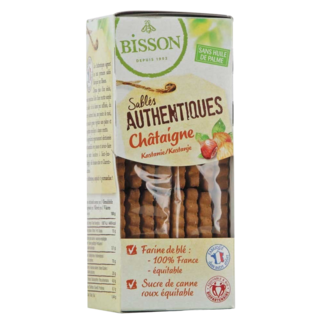 Bisson Bisson Organic Authentic Chestnut Shortbread Biscuits 180g
