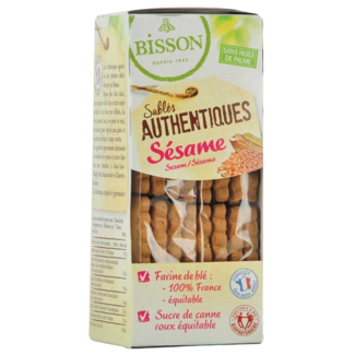 Bisson Bisson Galletas de mantequilla sésamo auténticas bio 175 gramos