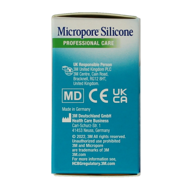 3M Micropore Silikon-Heftpflaster 2,5 cm x 5 m 1 Stück