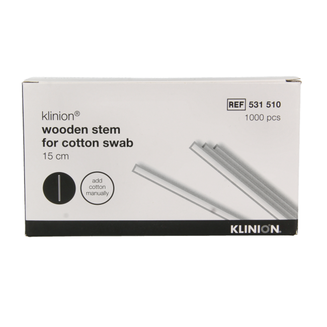 Medispo Wattestäbchen Holz unverpackt 15 cm 1000 Stück