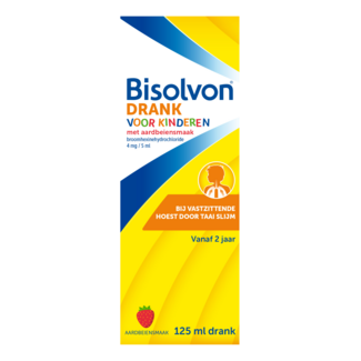 Bisolvon Strawberry-flavoured cough syrup for children 125ml
