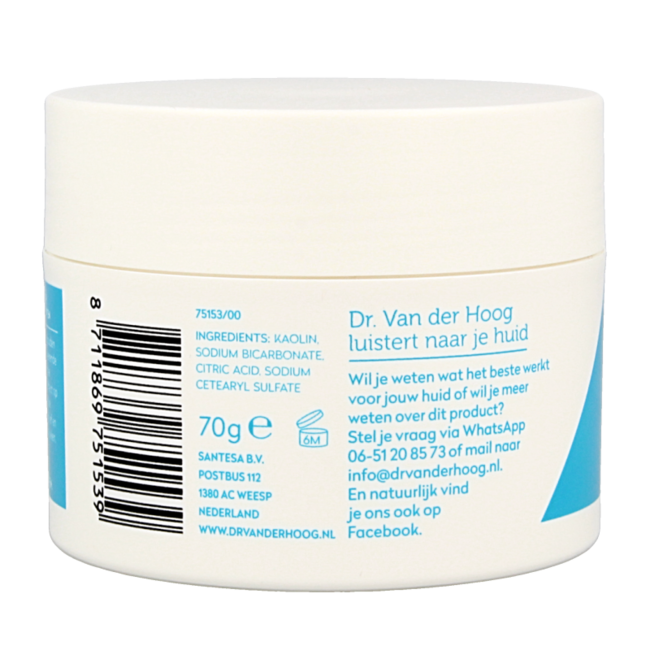 Dr. van der Hoog Mascarilla en polvo limpiador espumoso 70 gramos