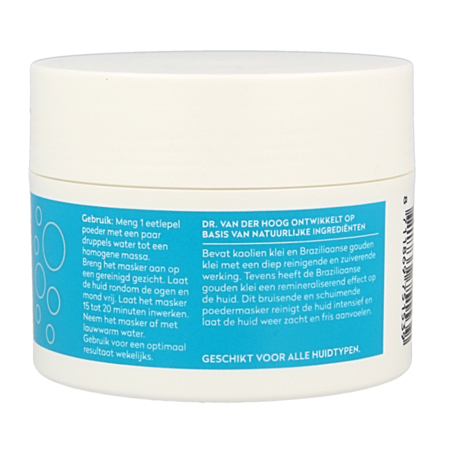 Dr. van der Hoog Poedermasker schuim reiniger 70 Gram