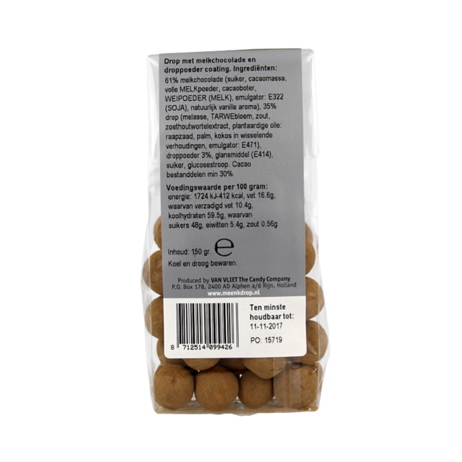 Meenk Regaliz con chocolate y salmiak 150 g