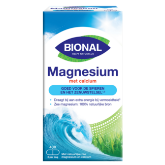 Bional Magnésium marin calcium 40 gélules