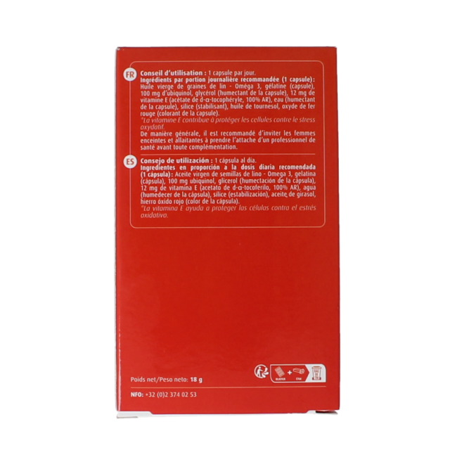 Ortho ubiquinol Q10 30 Cápsulas