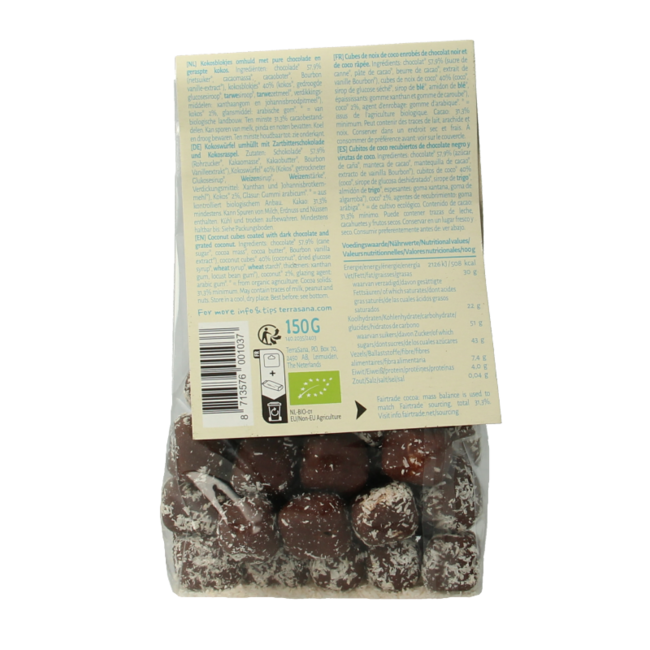 TerraSana Coconut Paradise Choco Bio 150 Gramm