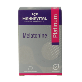Mannavital Mannavital Melatonina platinum 120 tabletek do ssania