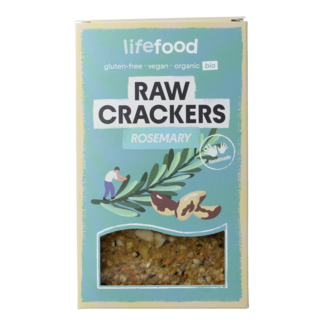 Lifefood Lifefood Life Rosemary Raw Organic Crackers 90g