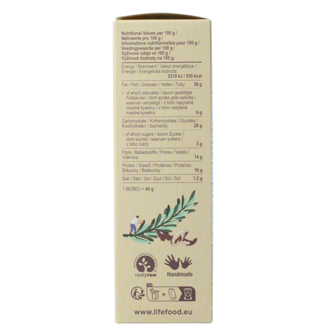 Lifefood Life crackers romero raw bio 90 gramos