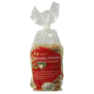 Billy's Farm Bio Macadamia Schokoladen-Haferkekse 200 Gramm