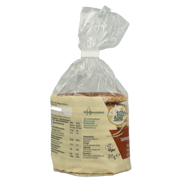 Gaufres au sirop de blé bio 315 g