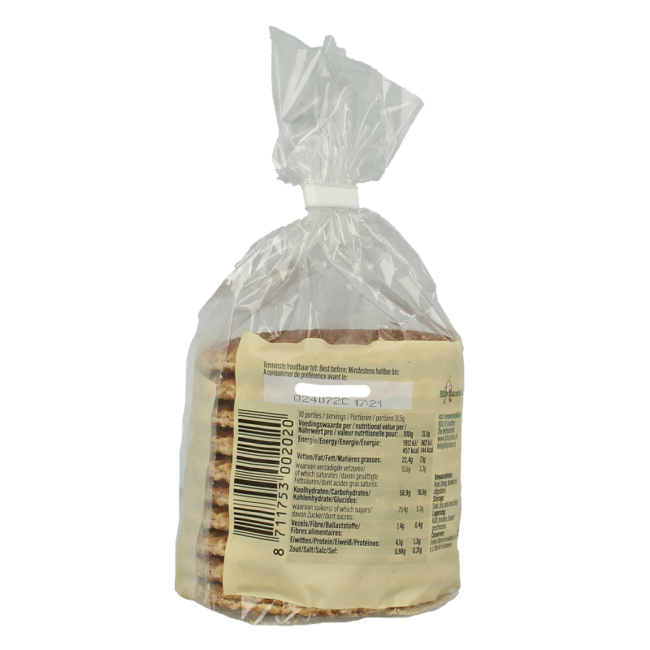 Bio-Weizen-Sirupwaffeln 315 Gramm