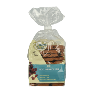Billy's Farm Galletas de pasas bio 230 gramos