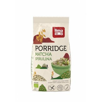 Lima Lima Porridge express matcha espirulina bio 350 gramos