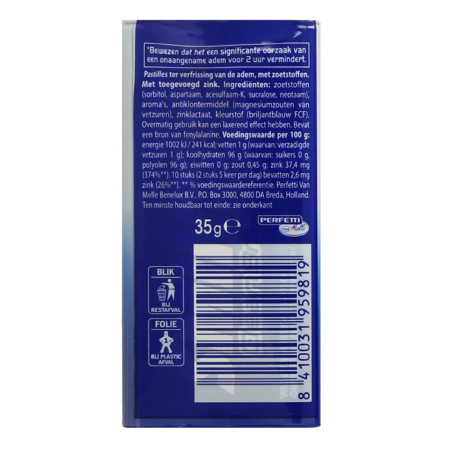 Clean Breath Peppermint 50 Pastilles