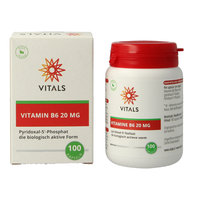Vitamina B6 20 mg 100 Capsule