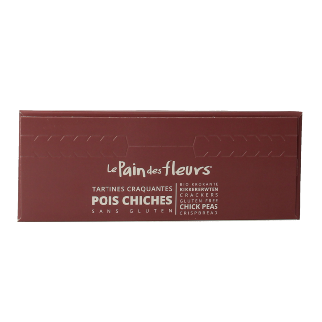 Chickpea crackers organic 150 Gram