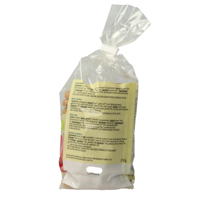 Galletas de muesli bio 250 gramos