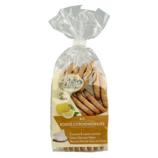 Billy's Farm Biscotti Biologici Cocco e Limone 175 Grammi