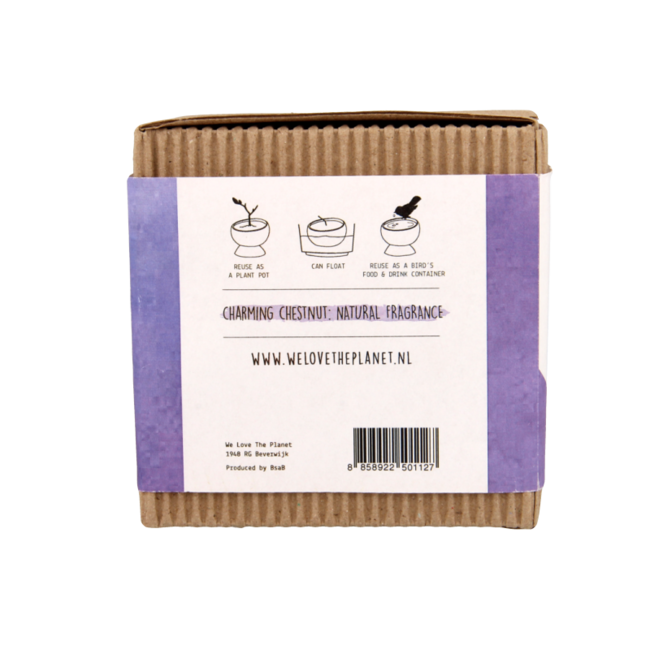 Vela de coco We Love charming chestnut 1 unidad