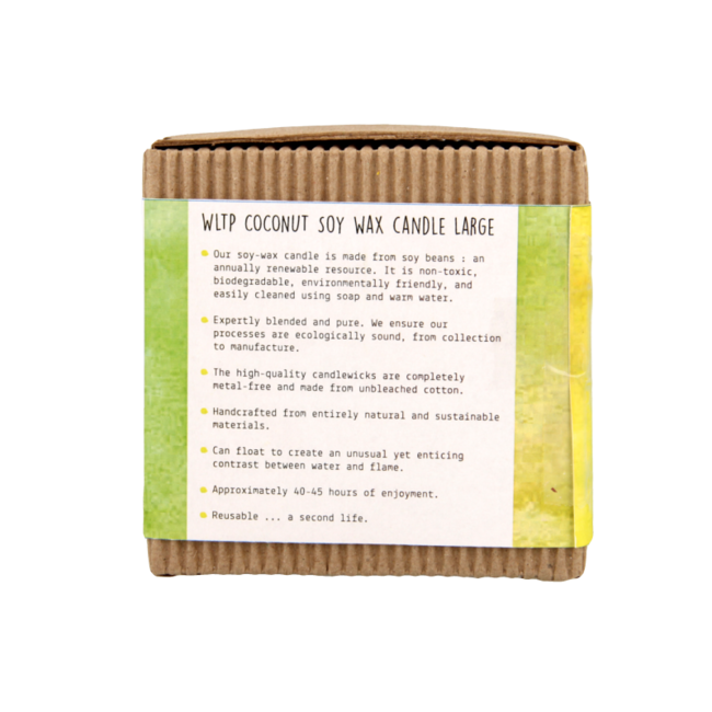 We Love Coconut Candle Darjeeling Deli 1 Piece