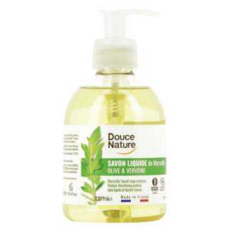 Douce Nature Douce Nature Zeep Marseille vloeibaar ijzerkruid/verbena bio 300 Milliliter