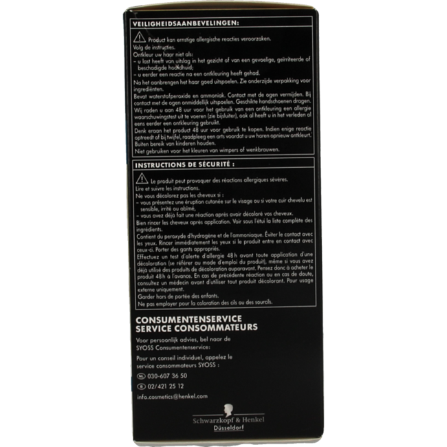 Syoss Colors crema aclarante 13-0 ultra plus 1 unidad