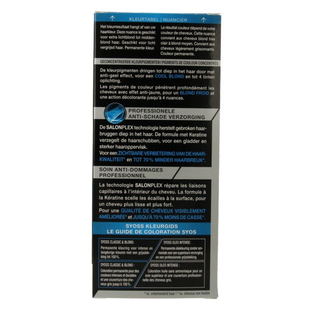 Syoss Color Cool Blonds 10-55 ultra platynowy blond 1 Zestaw