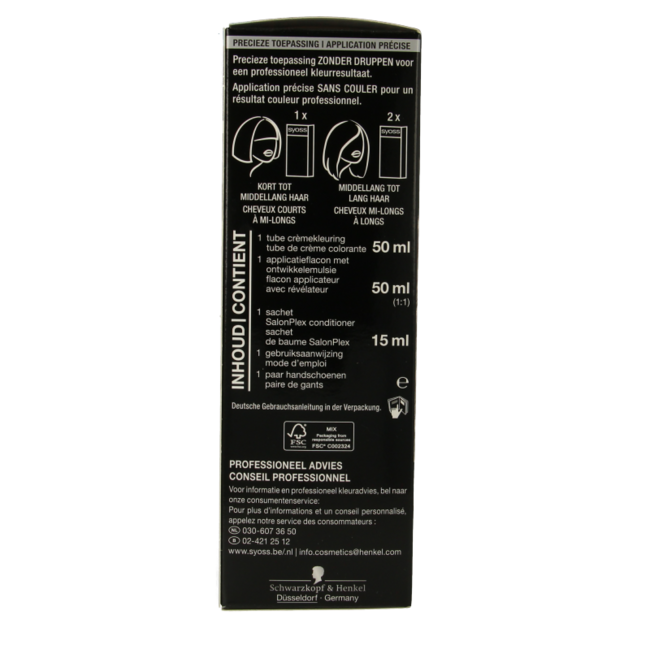 Syoss Color Cool Blonds 10-55 blond ultra platine 1 kit