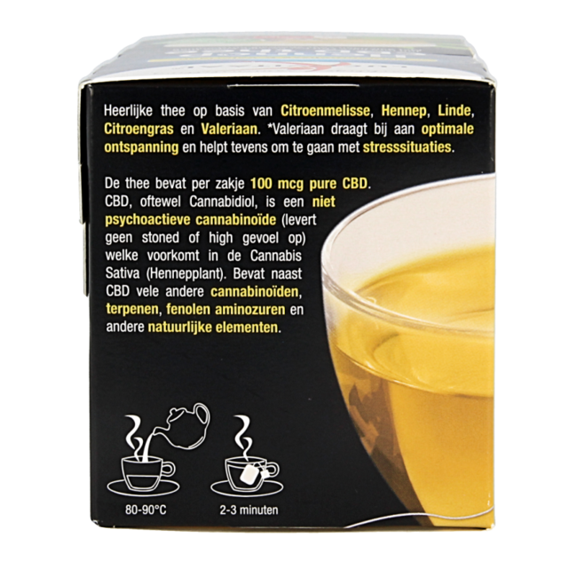 Lucovitaal Hennep CBD thee 20 Zakjes