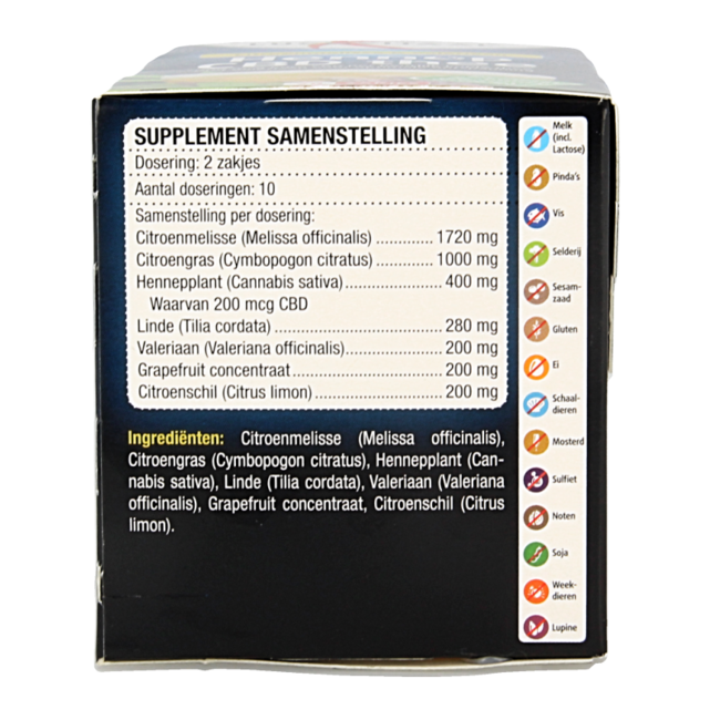 Lucovitaal Thé au Chanvre CBD 20 Sachets