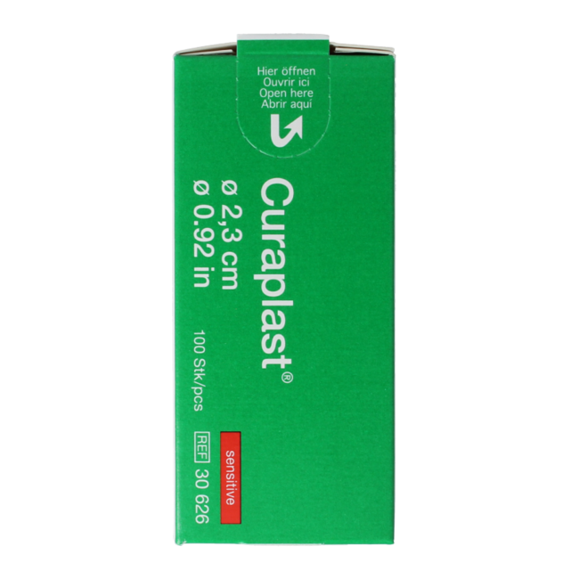 Sensitive round plasters 100 pack