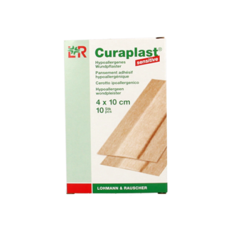Curaplast Cerotto per ferite Curaplast Sensitive 4 x 10 cm, 10 Pezzi