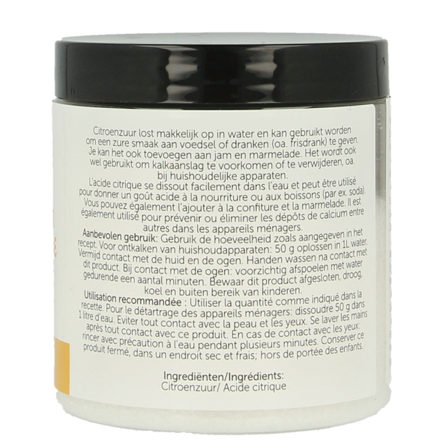 Citric acid jar 200 Gram