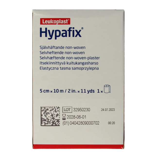 Klebevlies hypoallergen 10 m × 5 cm 1 Stück