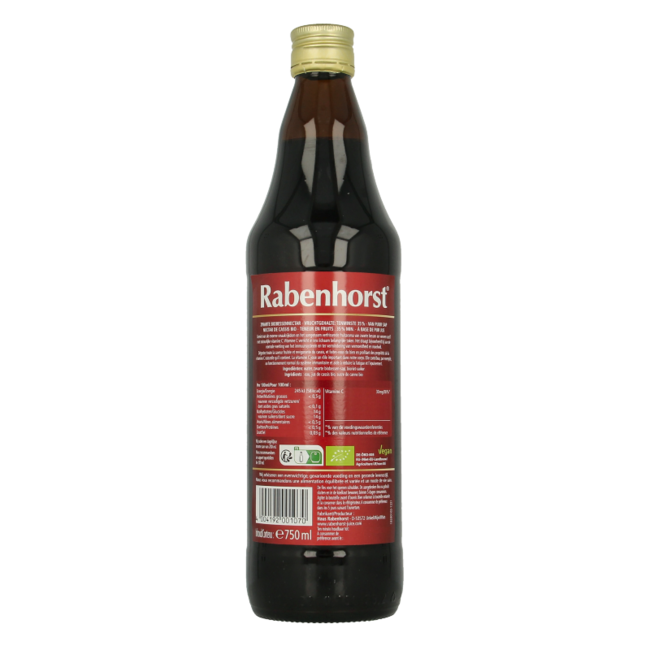 Organic blackcurrant nectar 750 Millilitres